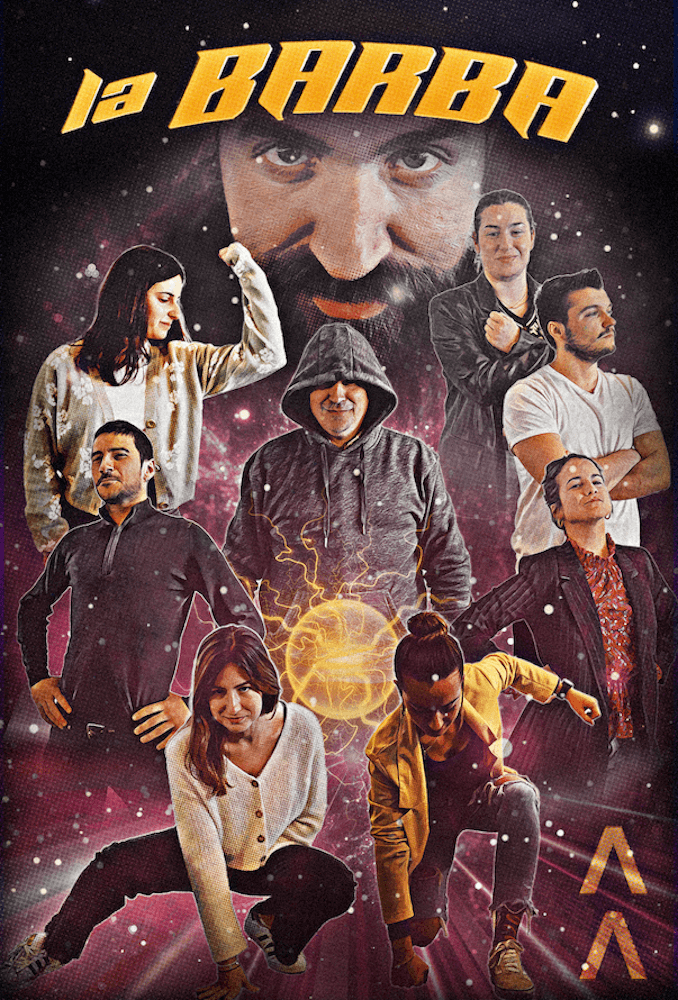 diseño cartel para cine de la barba