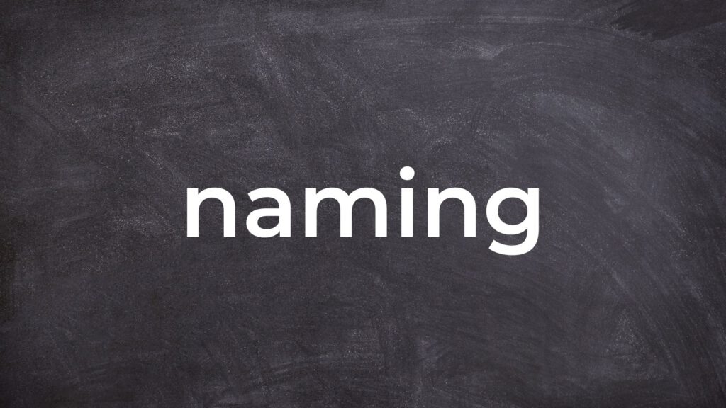 naming