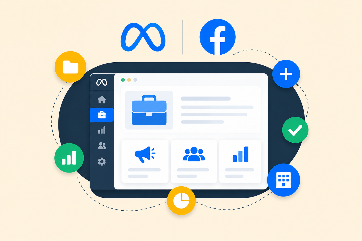 Cómo crear un portfolio comercial en Meta Business Suite