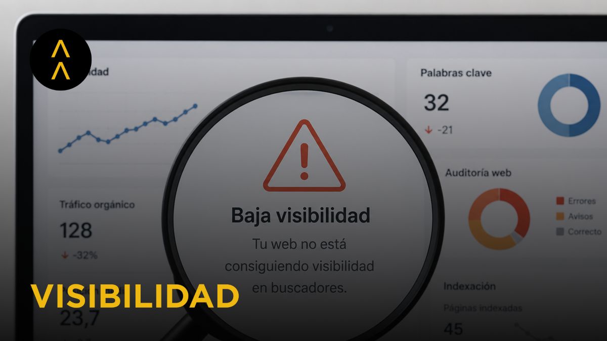 web no tiene visibilidad