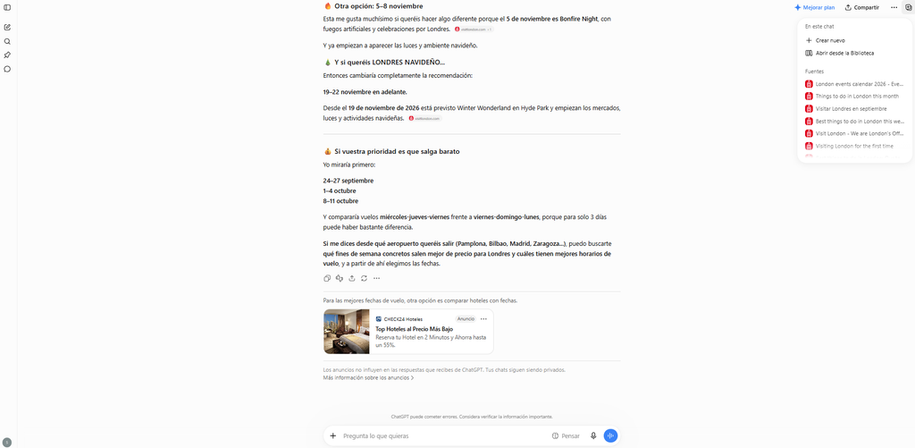 ads en chat gpt